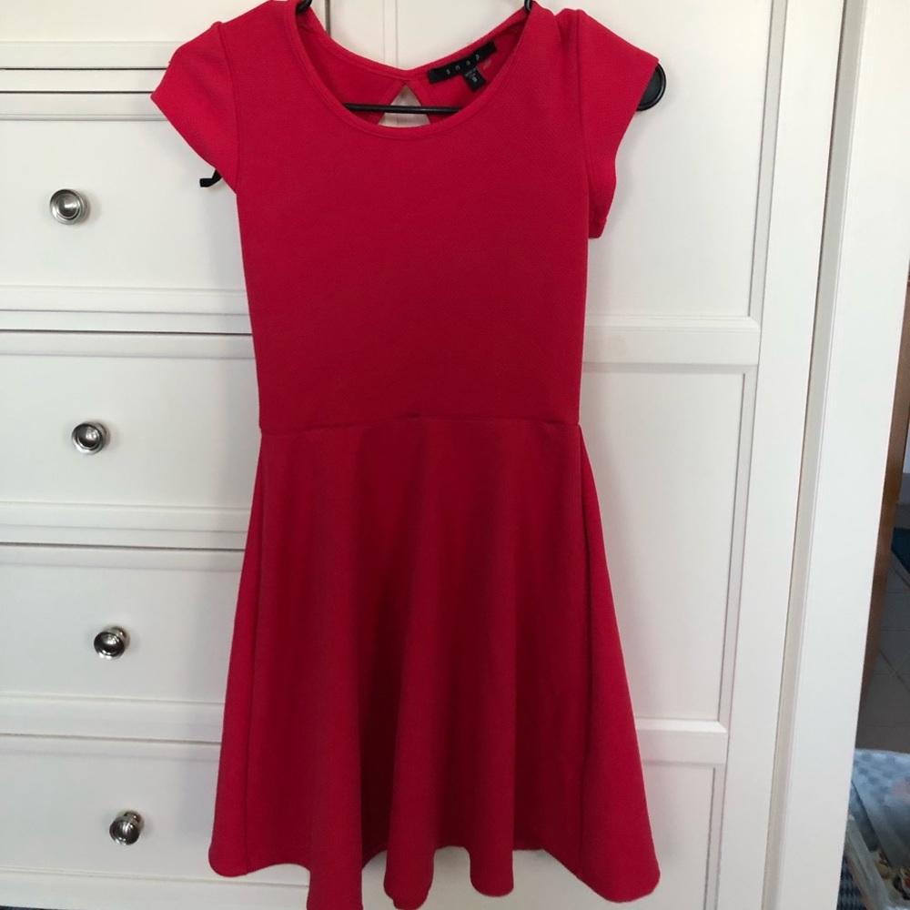 SNAP pink mini dress